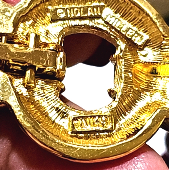 Vintage Nolan Miller Garnet Necklace - Picture 7 of 7